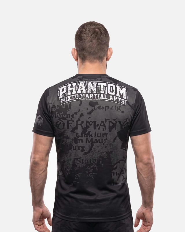 Phantom Athletics Trainingsshirt EVO Germany Silver Eagle - Sort/Grå