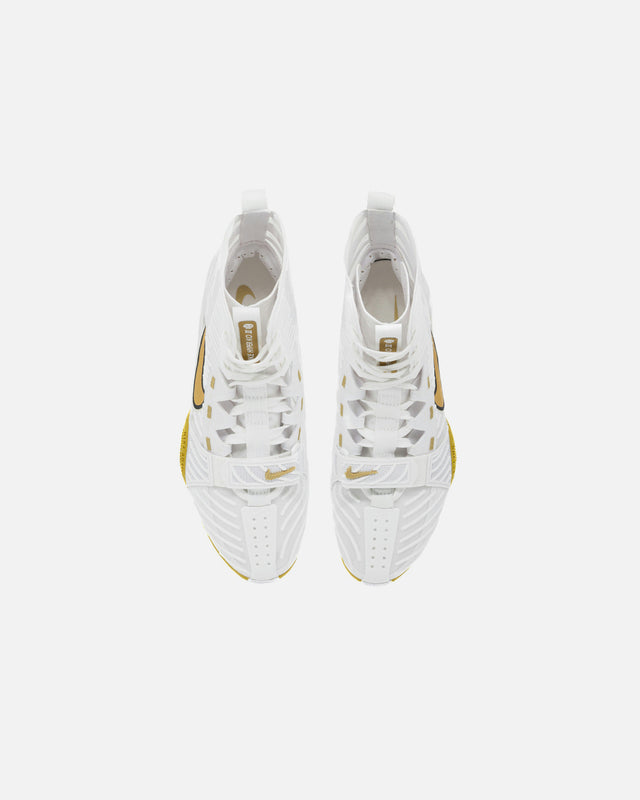 Botas de boxe Nike HyperKO 3 – Branco/Ouro