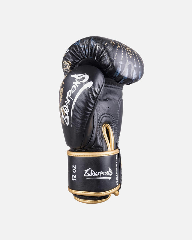 8 WEAPONS Boksehandsker Three Elephants 2.0 - Sort/Guld