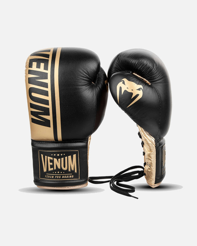 Mănuși de box Venum Shield – Negru/Auriu