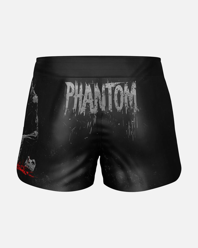 Shorts de MMA Phantom Athletics Fusion-R Nightmare – Noir/Rouge