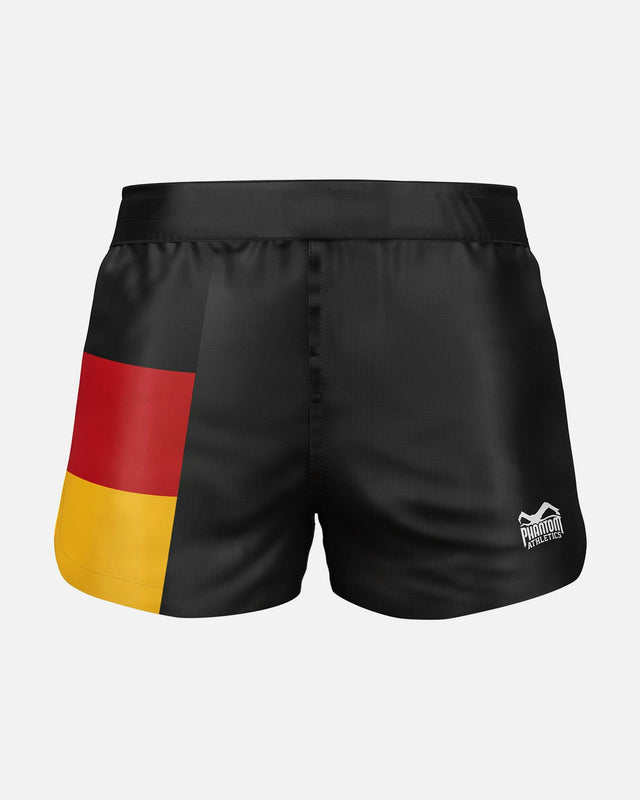 Phantom Athletics MMA-shorts FUSION-R Germany – Sort/Rød/Guld
