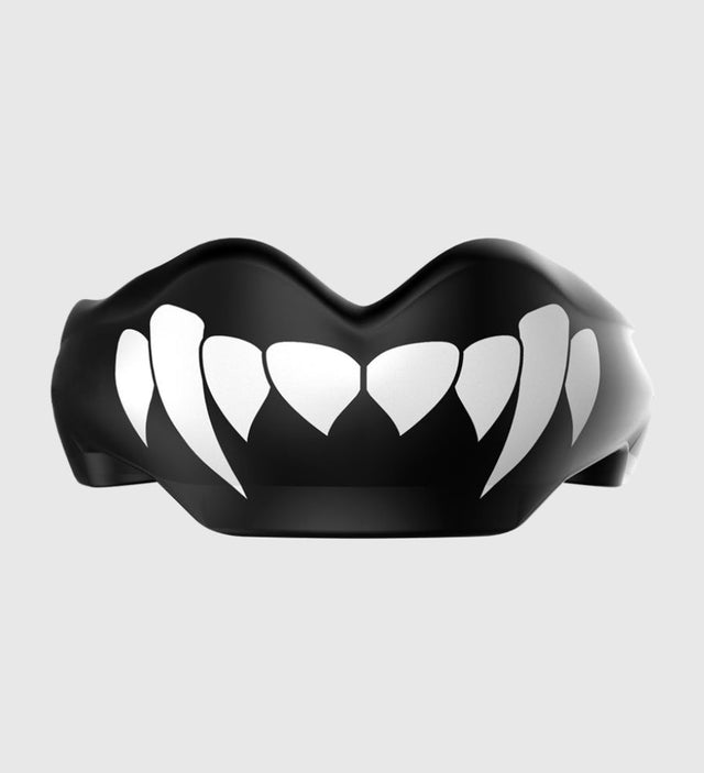 Protector bucal Safejawz para brackets Drácula – Negro/Blanco