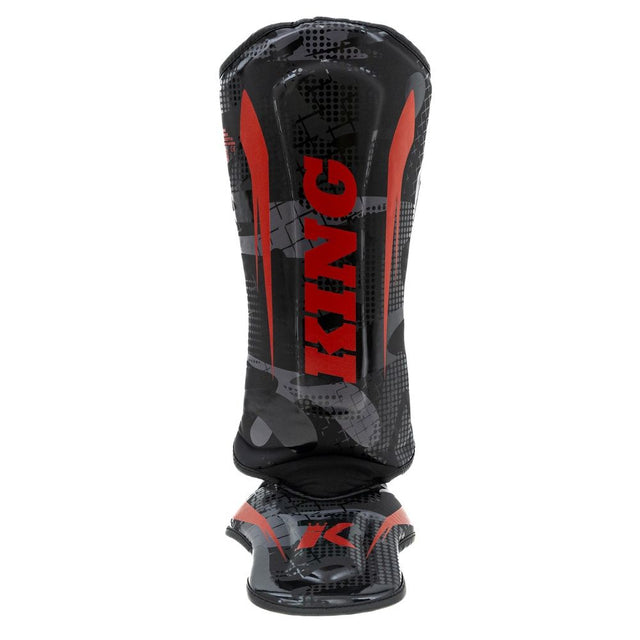 Tibiere King Pro Boxing Shogun – Negru/Roșu