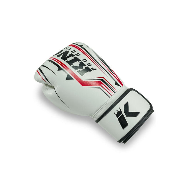 Luvas de boxe King Pro Boxing BG Spartan – Branco/Preto/Vermelho