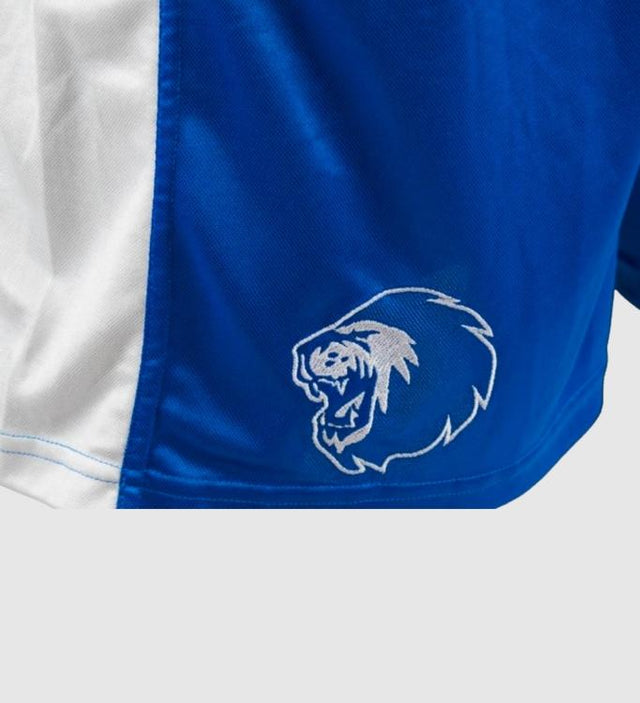 Spodenki bokserskie Super Pro Club – Niebieskie/Białe