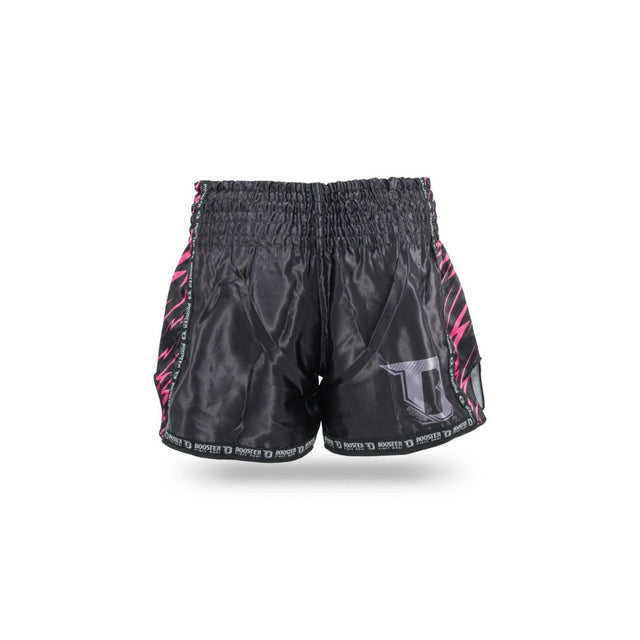 Shorts de kickboxing Booster Combat Enfant – Noir/Rose