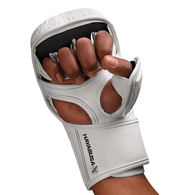 Gants de sparring MMA Hayabusa T3 Hybrid – Blanc/Noir