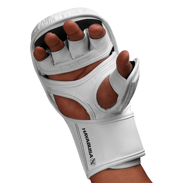 Gants de sparring MMA Hayabusa T3 Hybrid – Blanc/Noir