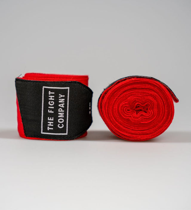 Vendas de boxeo TFC Elite – Rojo / 250 cm – Vendas de boxeo
