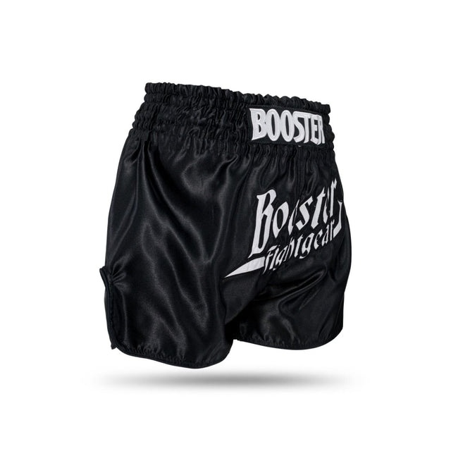 Booster Kickbox-Shorts Thunder – Schwarz/Weiß