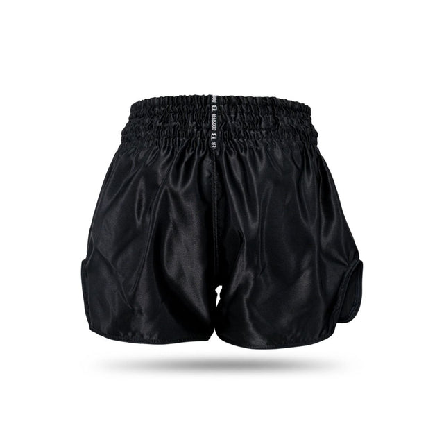 Booster Kickbox-Shorts Thunder – Schwarz/Weiß
