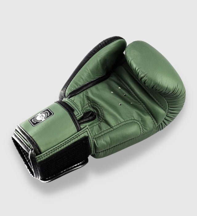 Luvas de boxe Twins BGVL 8 – Cáqui Verde/Preto