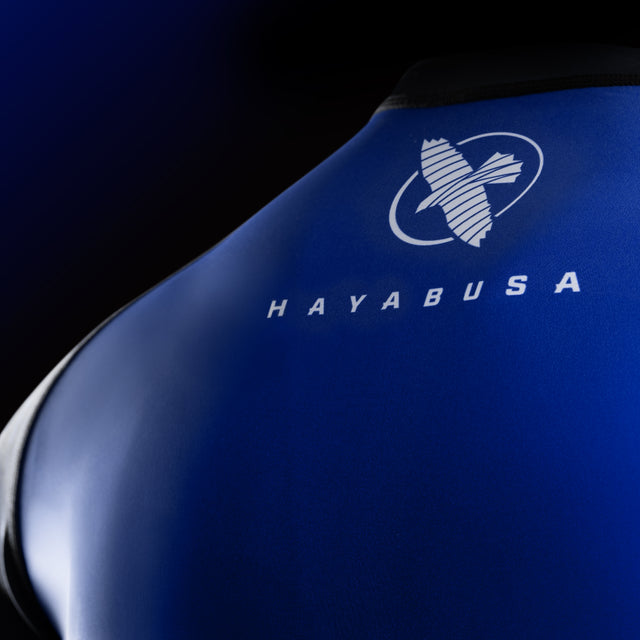 Rashguard Hayabusa x UFC BJJ Maniche Lunghe – Blu/Nero