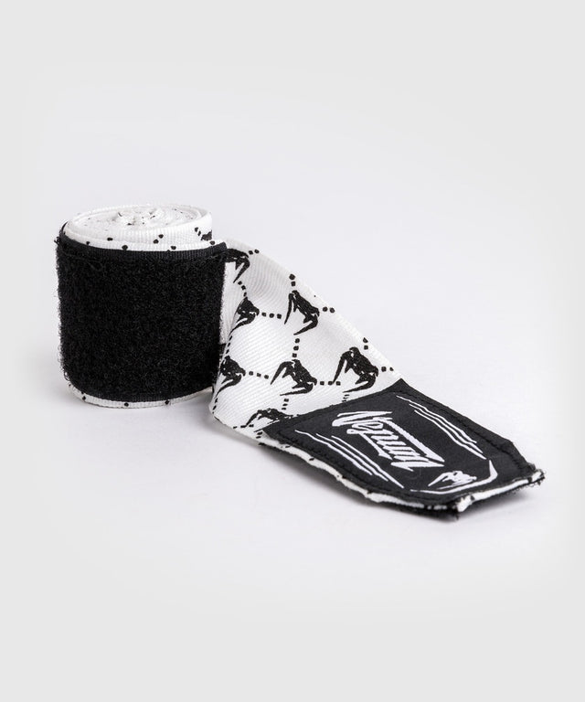 Bandes de boxe Venum Monogram – Blanc/Noir