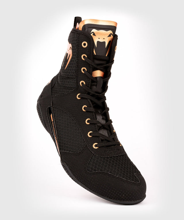 Botas de boxeo Venum Elite – Negro/Bronce – Botas de boxeo