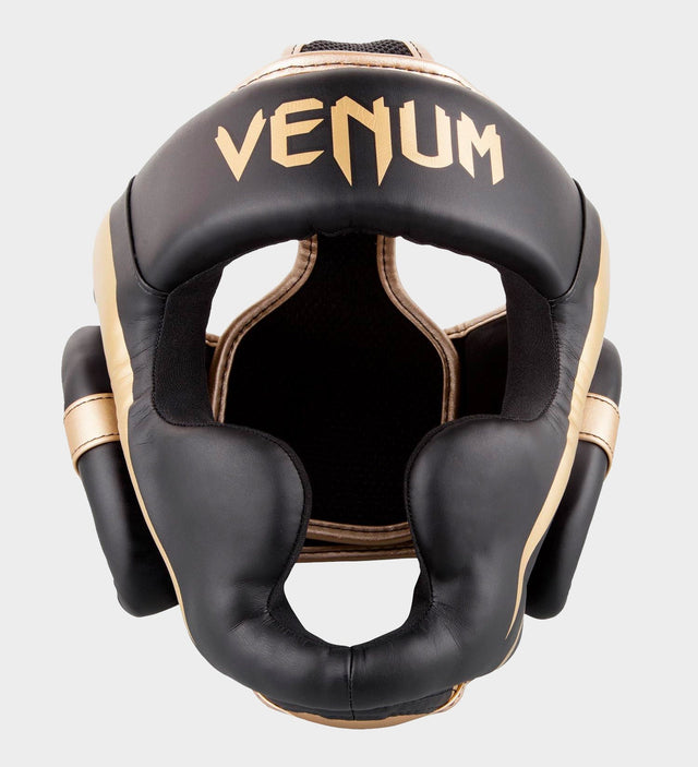 Casque de boxe Venum Elite – Noir/Or – Casques de boxe