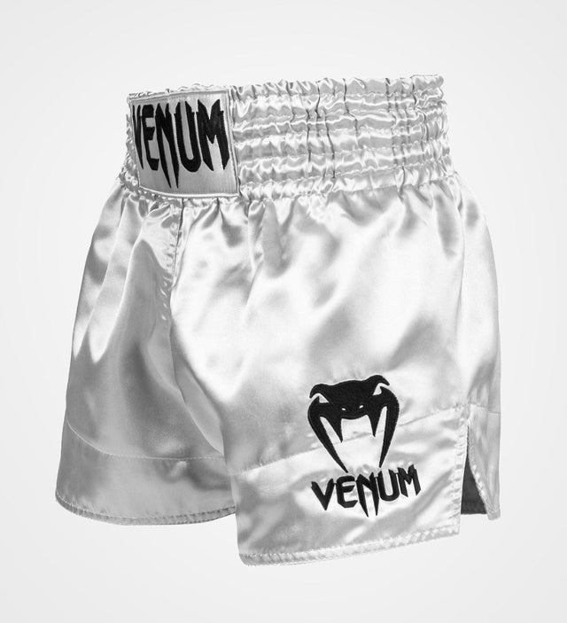 Pantaloncini Kickboxing Venum Classic – Argento/Nero