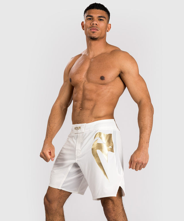Venum MMA Shorts Light 5.0 - Hvid/Guld - Shorts