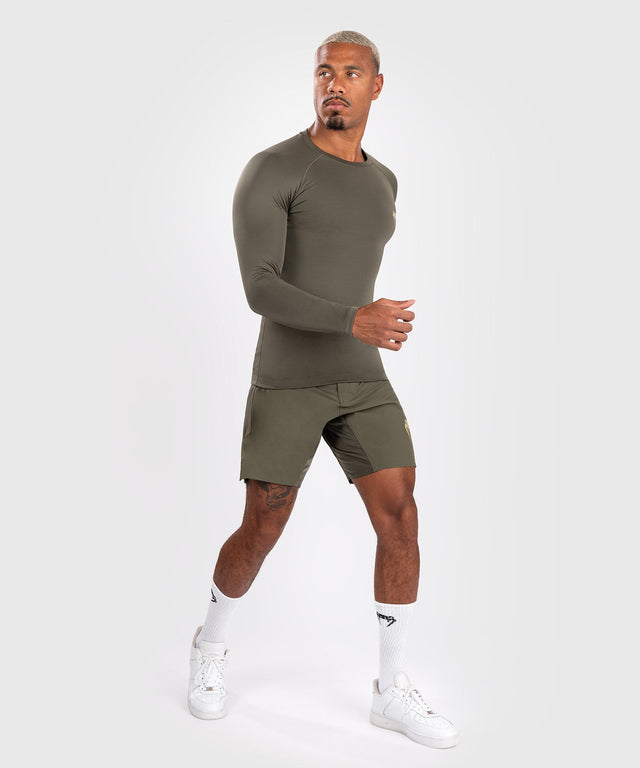 Rashguard Venum Contender Manga Larga – Caqui Verde
