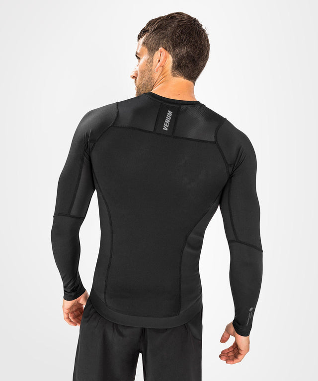 Venum Rashguard G-Fit Air Dlouhé rukávy – Černá/Černá – Trička