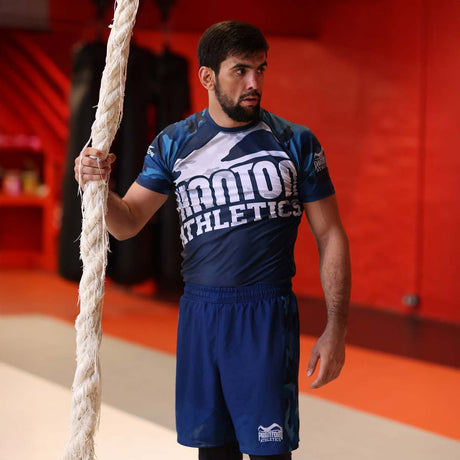 Phantom Athletics Rashguard Warfare – Marineblau Camo