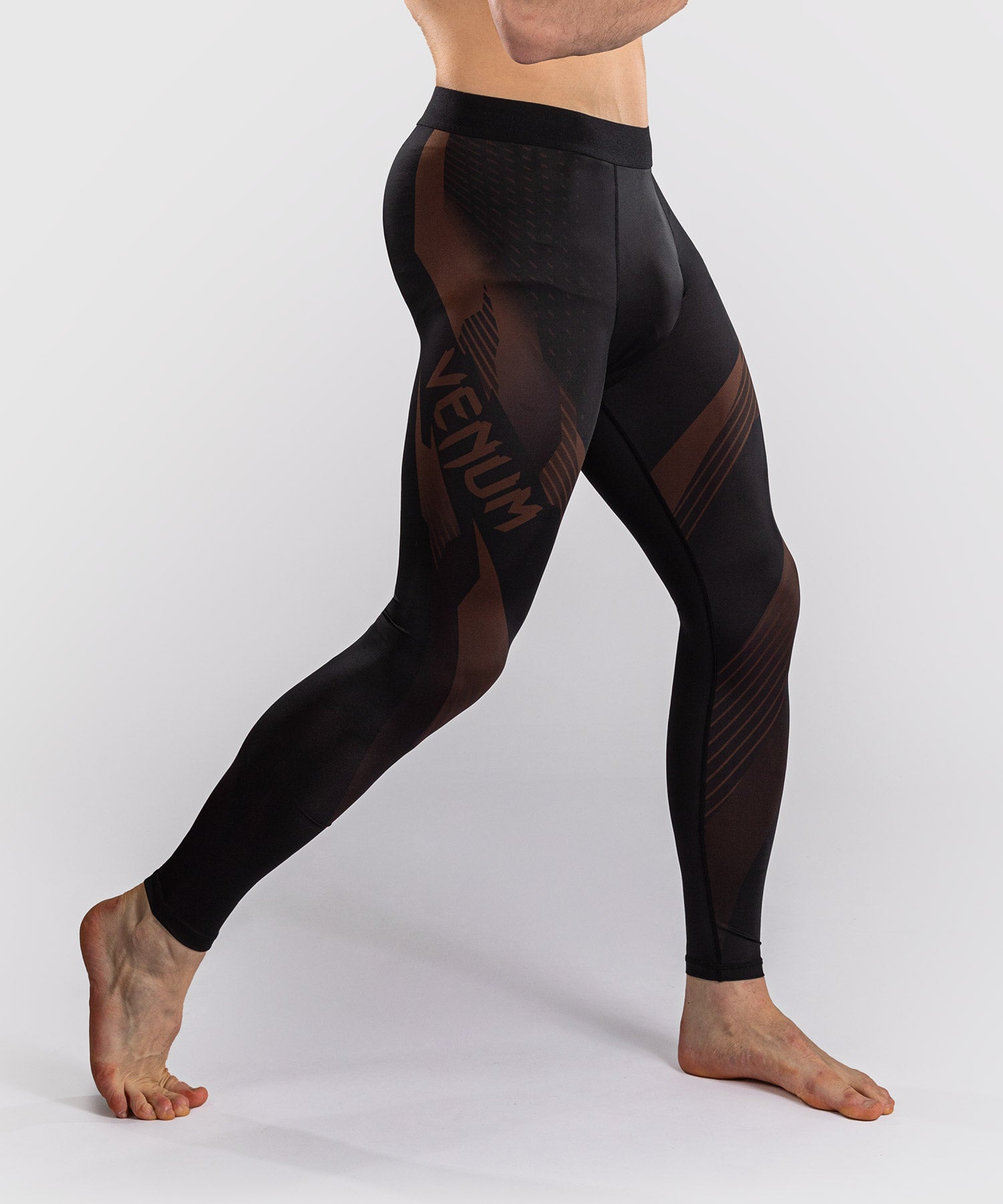 Shorts de compression Venum No-Gi 6.0 – Noir/Marron