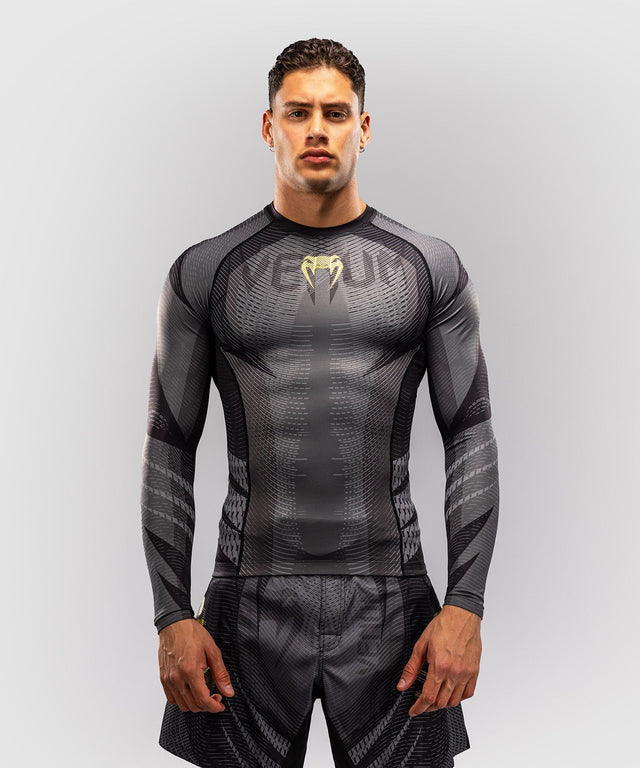 Venum Rashguard Galactic 3.0 Lange Mouwen - Zwart/Goud