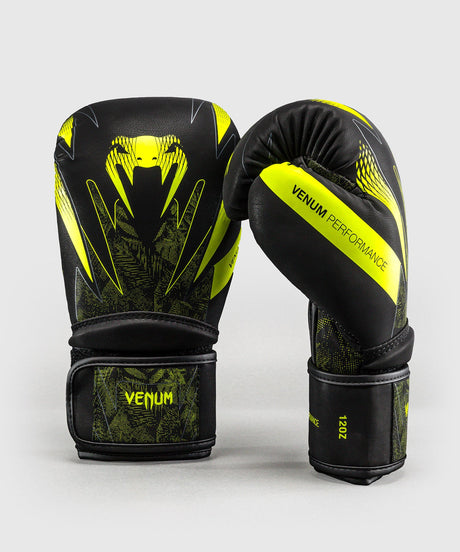 Rękawice bokserskie Venum Impact Amazonia Reborn – Czarne/Zielone