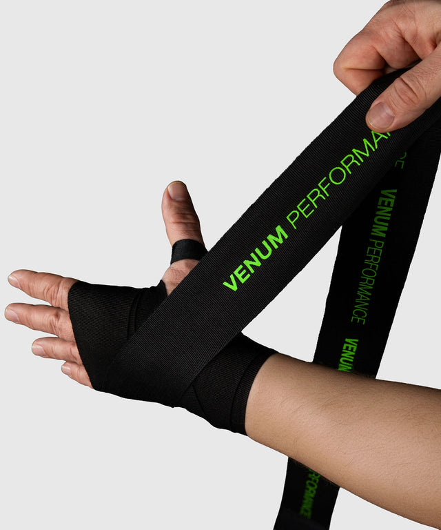 Bandes de boxe Venum Kontact Evo Amazonia Reborn – Noir/Vert