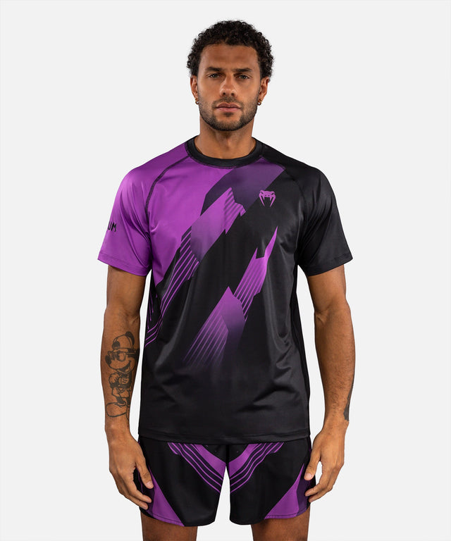 Venum T-Shirt No-Gi 6.0 - Sort/Lilla