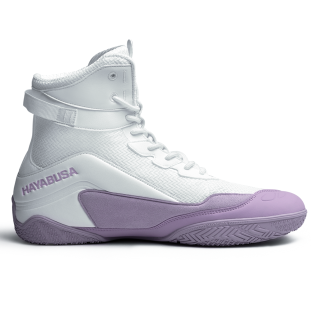 Botas de boxe Hayabusa Talon – Branco/Lavanda