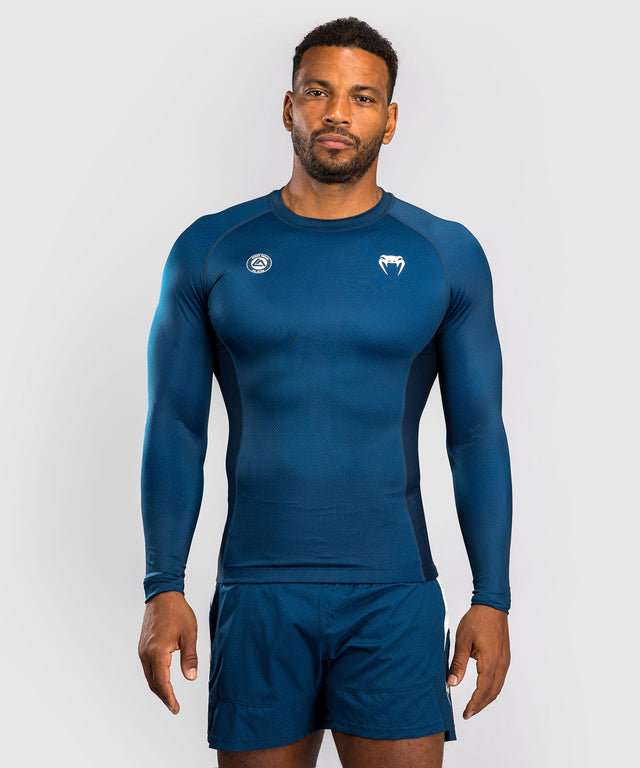 Rashguard Venum x Roger Gracie Academy Mangas Largas – Azul