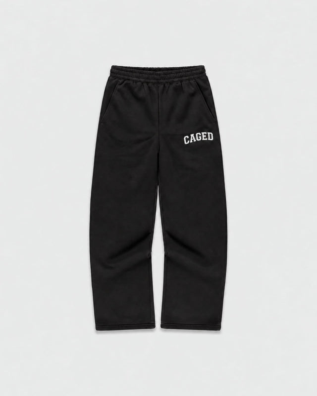Caged Jogging-Hose Varsity – Schwarz