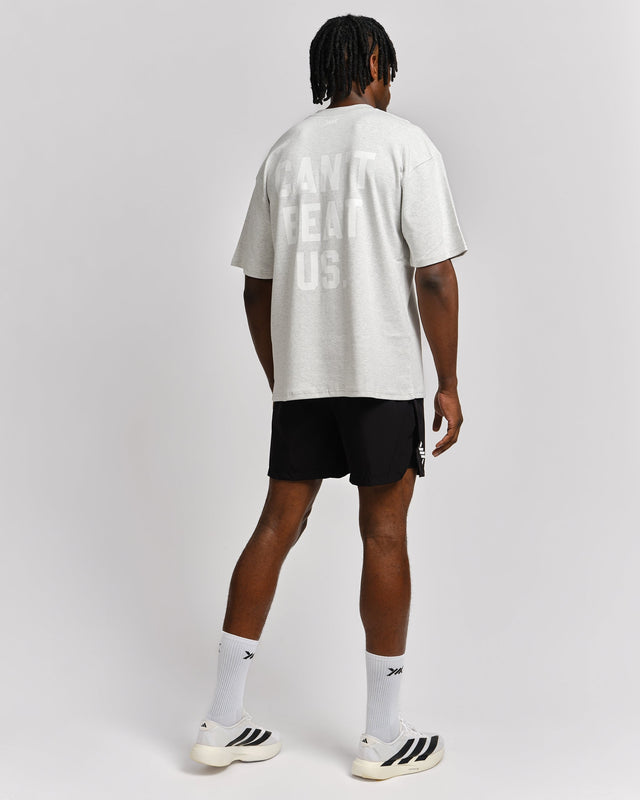 Caged T-Shirt 'CBU' – Gris clair