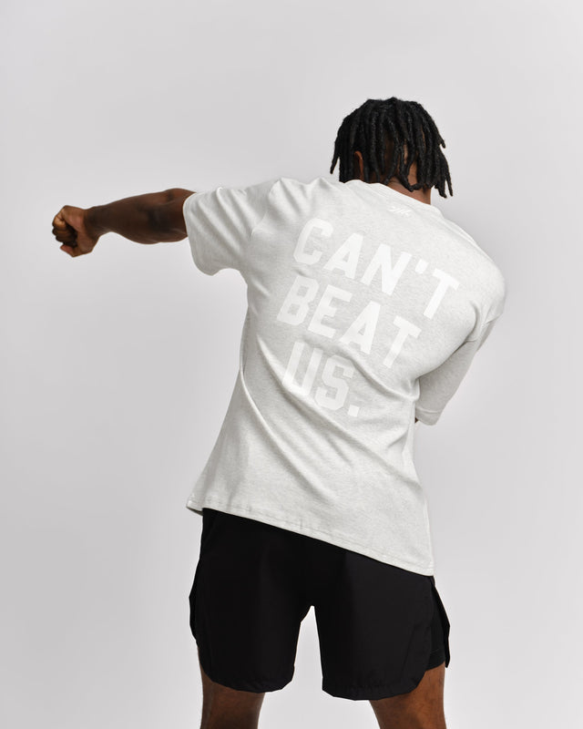 Caged T-Shirt 'CBU' – Gris clair