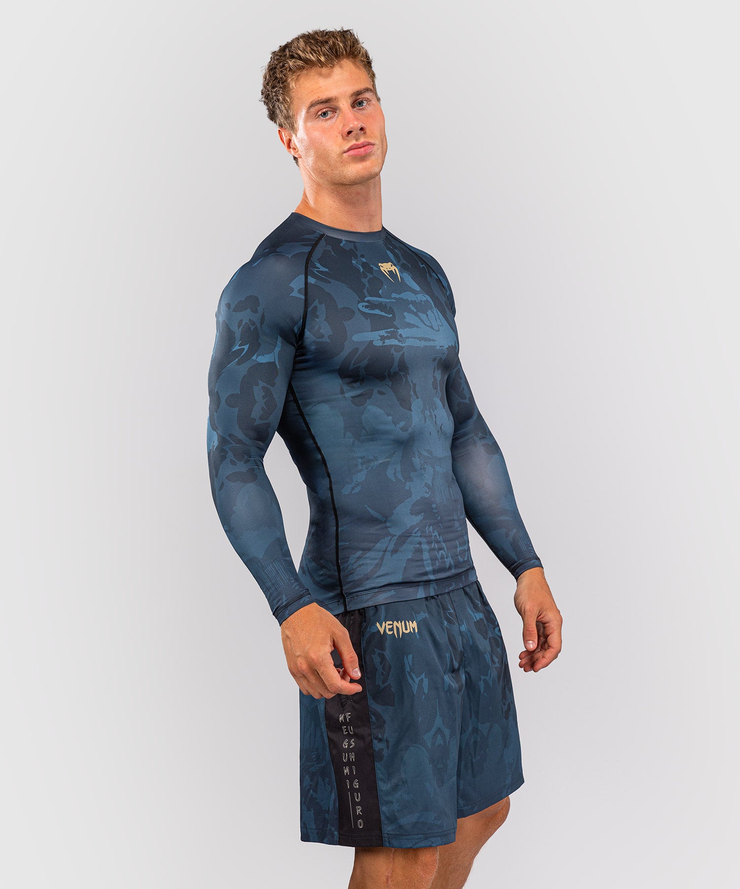 Venum Rashguard Jujutsu Kaisen Fushiguro Lange ærmer - Blå