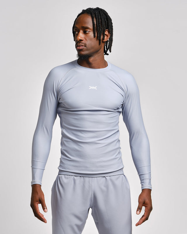 Caged Tactical Rashguard Långärmad - Gunmetal Grey