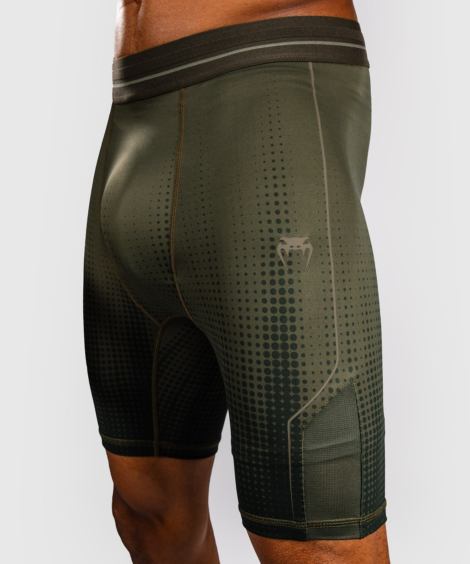 Venum MMA Shorts Stealth – Khaki/Dark Green