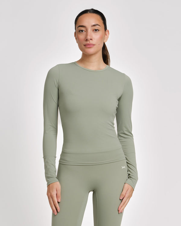 Caged Aspire Long Sleeves – Sage Green