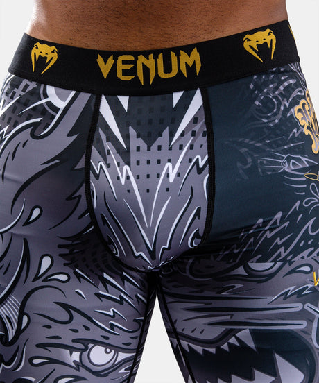Shorts de compression Venum Wolf Atak – Noir/Gris