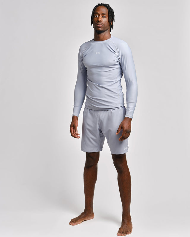 Caged Tactical Rashguard Långärmad - Gunmetal Grey