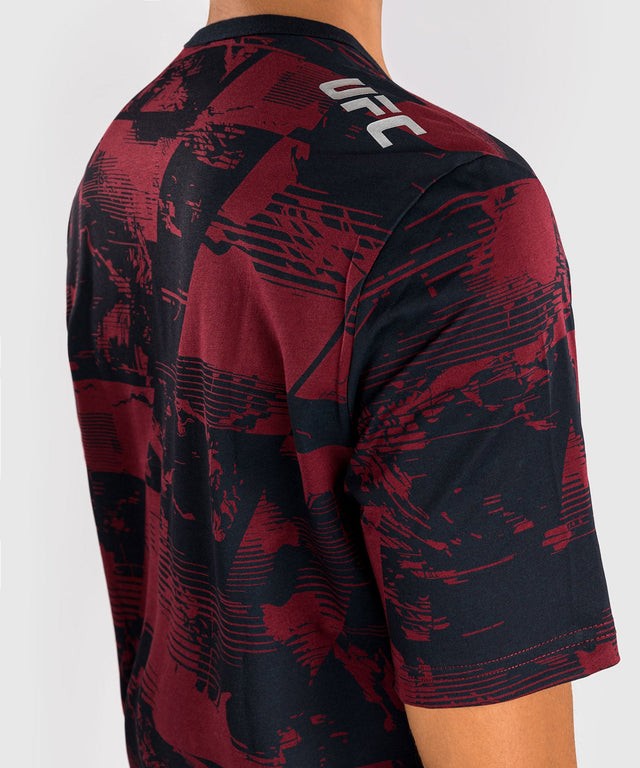 T-shirt UFC Venum Zenith – Azul-marinho/Bordô/Prata