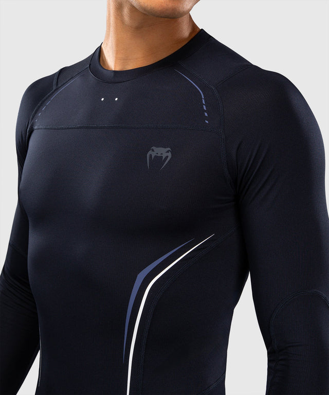 Rashguard Venum G-Core Dlouhé rukávy – Námořnická modrá/Bílá