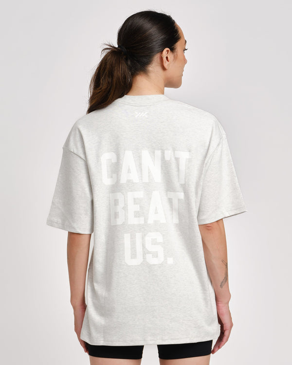 Caged T-Shirt 'CBU' - Lysegrå