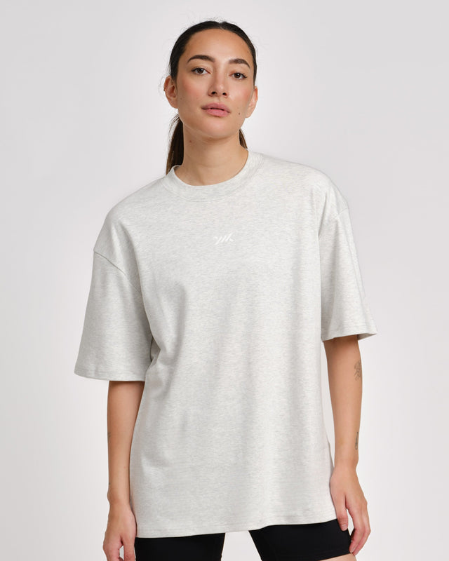 Caged T-Shirt 'CBU' - Lysegrå