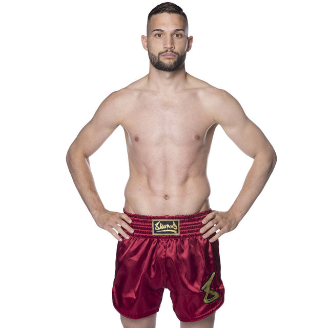 8 WEAPONS Muay-Thai-Shorts Strike – Bordeaux