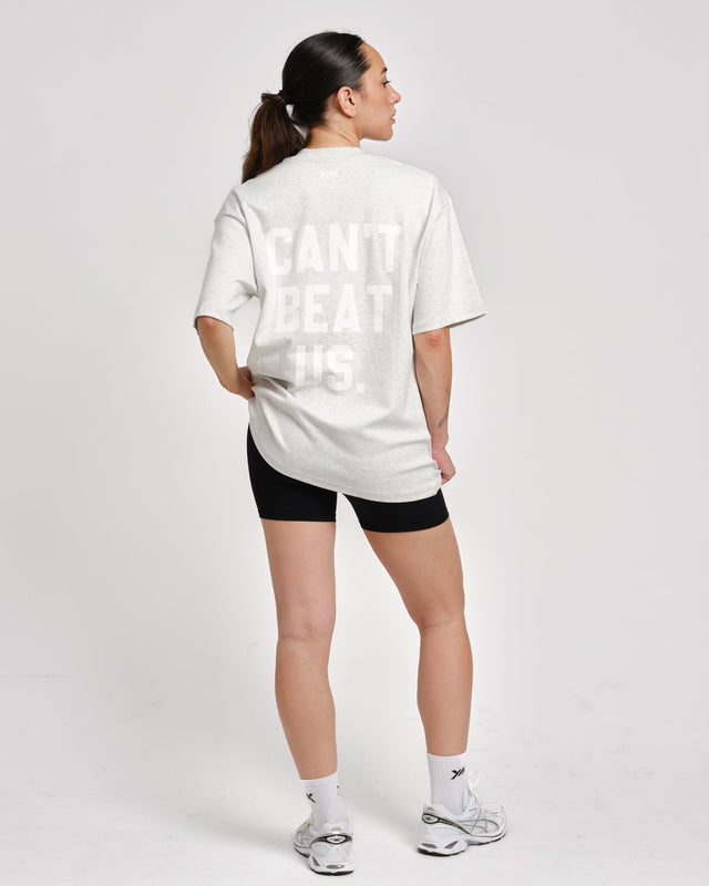 Caged T-Shirt 'CBU' - Lysegrå