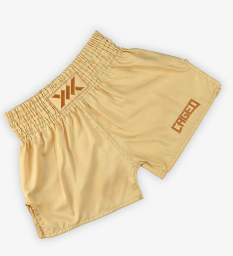 Caged Muay Thai shorts Classic - Peach kvinde