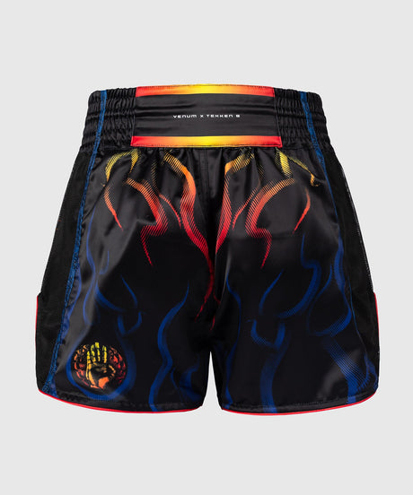 Muay Thai trenky Venum TEKKEN 8 Yoshimitsu – Černé/Oranžové – foto 4
